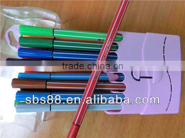 24 color corrugated shape of marker pen