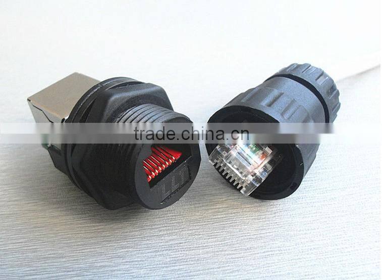 best rj45 connector panel front mounted rj45 sockt and plug