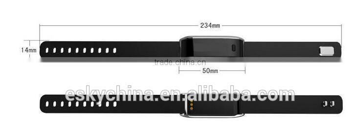 2016 new products Waterproof IP-X6 LCD OLED TW07 Bluetooth V4.0 Fashion Sports smart Bracelet watch