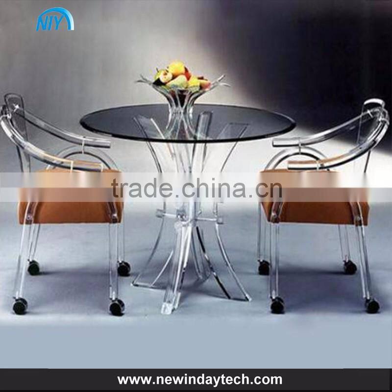 OEM Customized acrylic dining chair wholesale transparent acrylic chair high quingity acrylic furniture table chair