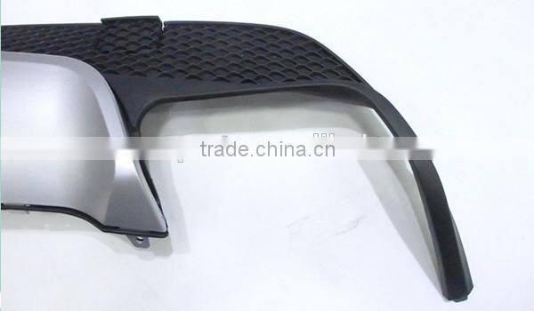 CLA diffuser with exhaust tips fit for MB CLA-CLASS W117 CLA260 chang into CLA45 style silver diffuser with tips