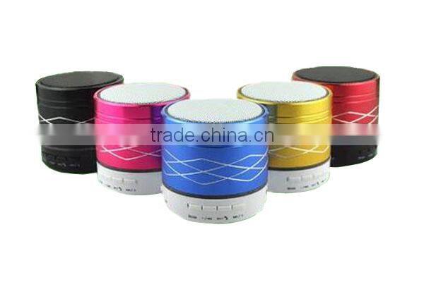 New design portable bluetooth speaker cylindrical mini speaker