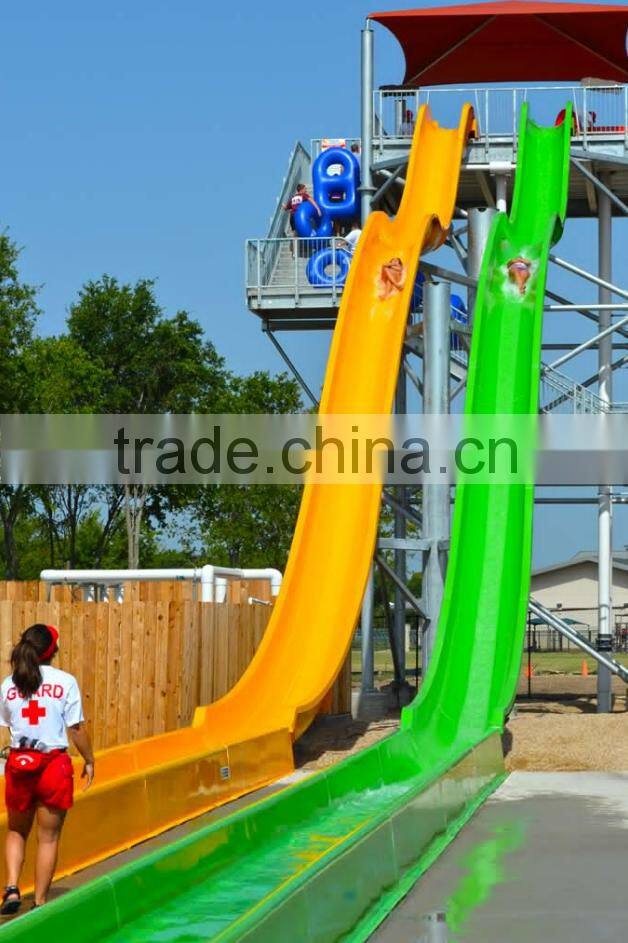 Most exciting Water park motorized linear slide
