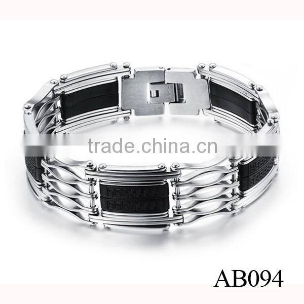 Fashion Couple Bracelet For Unisex/316l Stainless Steel Bracelet Manufacturer