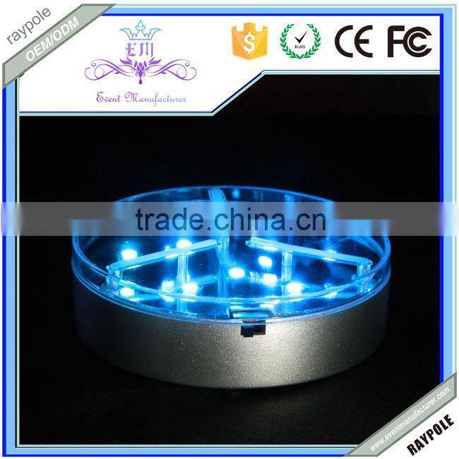 2015 Newest!!!Multi-color Wireless Remote controlled led centerpiece light for party Decoration