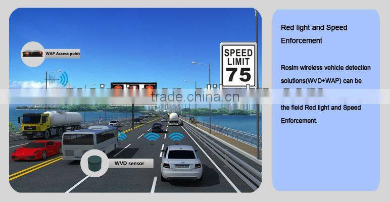 wireless car counting sensor for traffic flow system