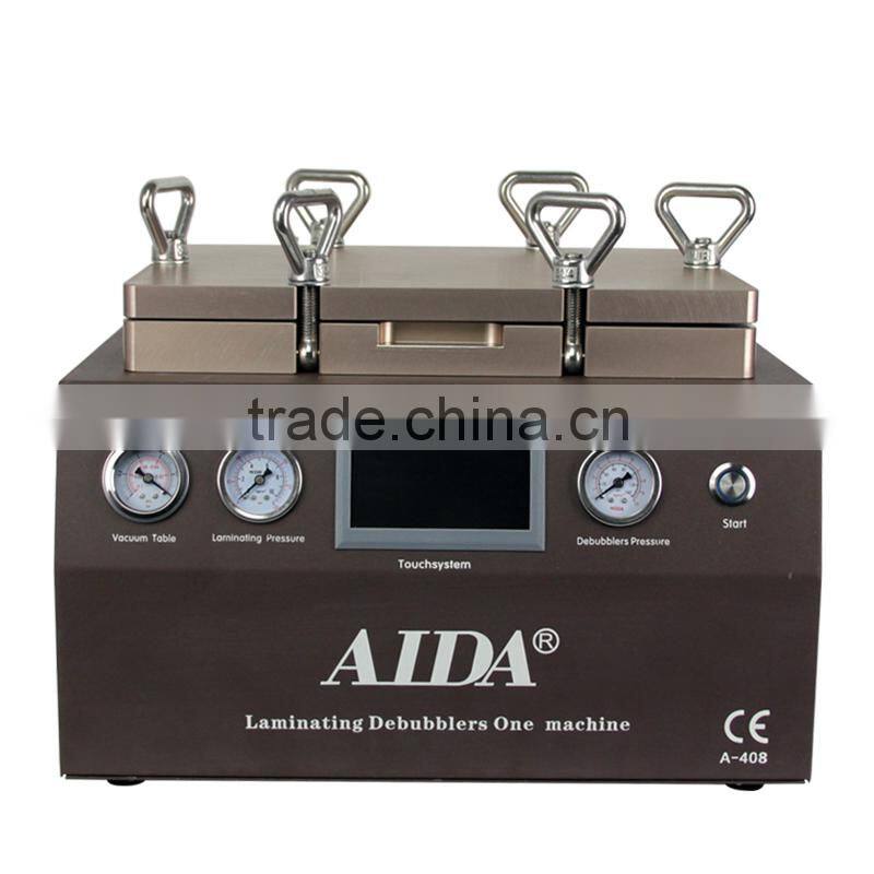 100% no bubbles LCD & Touchscreen Laminating refurbish machine with display, without Air compressor and Air pumper.