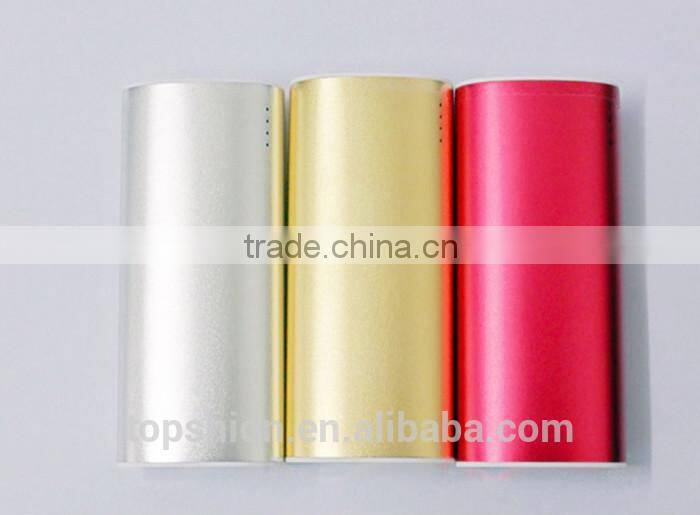 Metal aluminum portable external power bank power charger battery charger for iphone