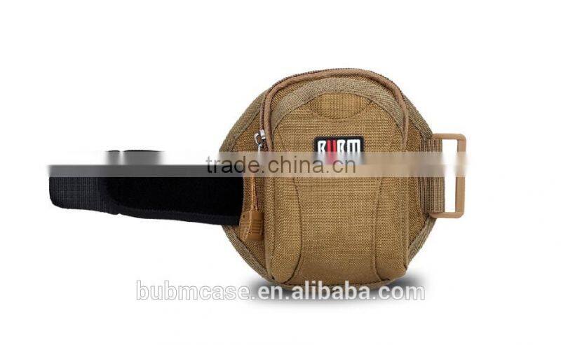 Khaki Running Sport Armband Recreational Runner Wrist Bag for 4.3" Gym Mobile Phone Arm Holder for Iphone 5s Galaxy S4 HTC ONE