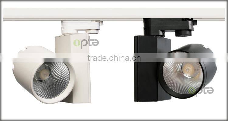 White 30w LED track light with citizen COB LED for clothing lighting