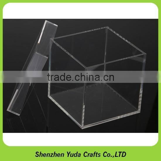 10x10x10cm acrylic favor box display dustproof toy cube