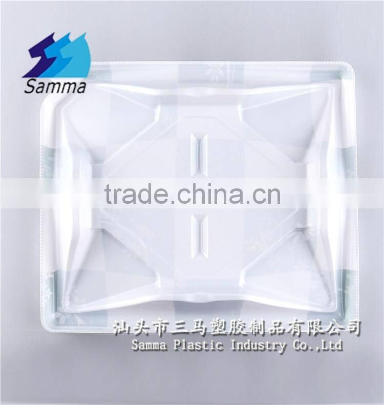 KW-0014FG-GN Plastic sushi containers for food