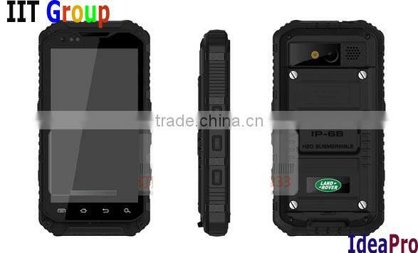 waterproof smartphone land rover a9 MTK6589 quad core WCDMA 4.3 inch screen