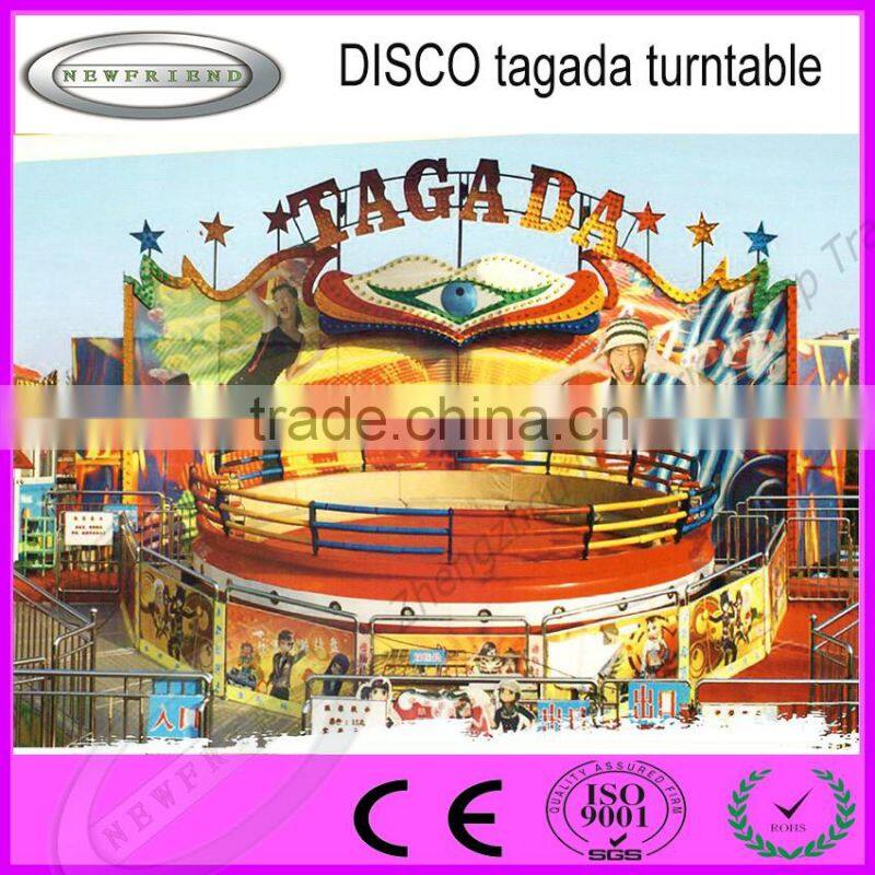 China Amusement Outdoor playground theme park amusement ride disco tagada turntable