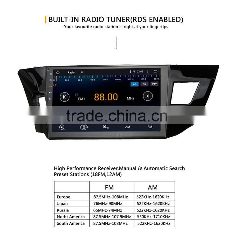 10.2 inch High Definition Digital Capacitive Screen car radio dvd with GPS mirror
