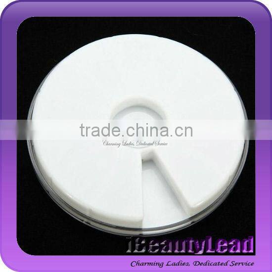 Translucent nail container stores nail glitter nail rhinestones nail art tool