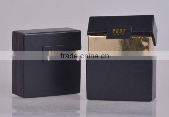 Low price black paper box wine, hot sale wine glass gift box