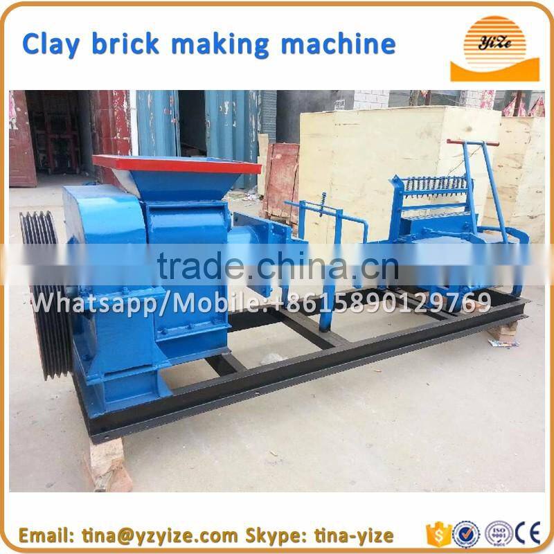 Manual hollow block maker concrete hollow block making machine price