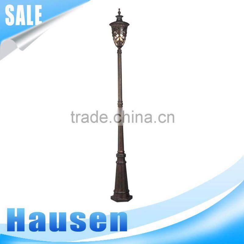 Wholesale clear seedy glass IP44 aluminum street light lamp