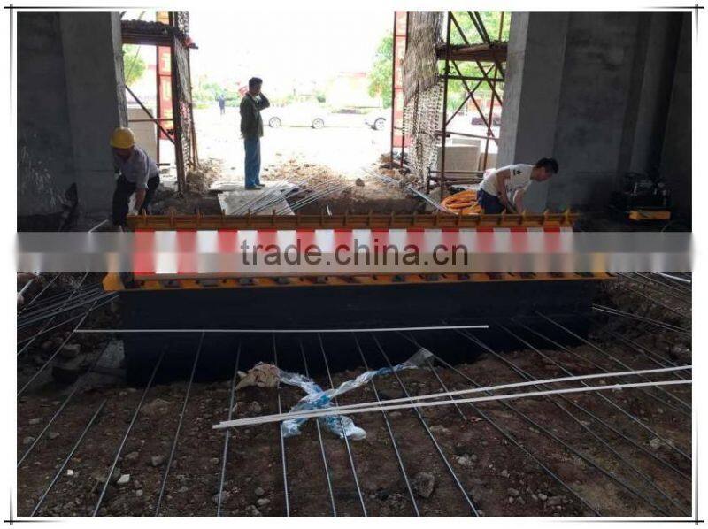 Hydraulic electronic heavy duty road barriercade parking blocker