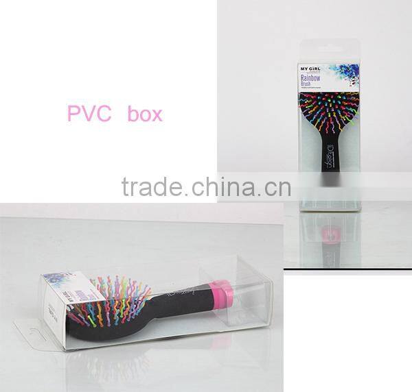 My girl 2016 Hot sale new design ceramic hair straighteners with double round hair brushes