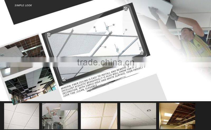 Hot Sales 2016 Acoustical Mineral Fiber Ceiling Board