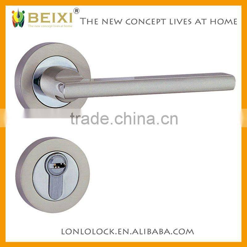 High quality reversible stainless steel SS finish door handles and locks