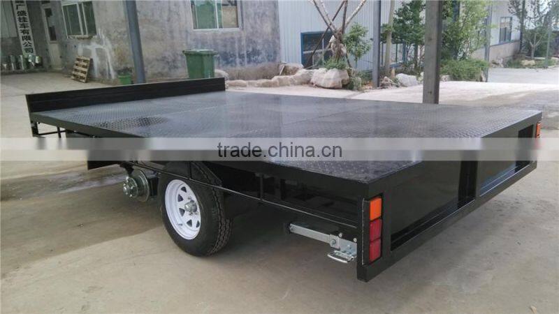Heavy load capacity with CE approved car trailer