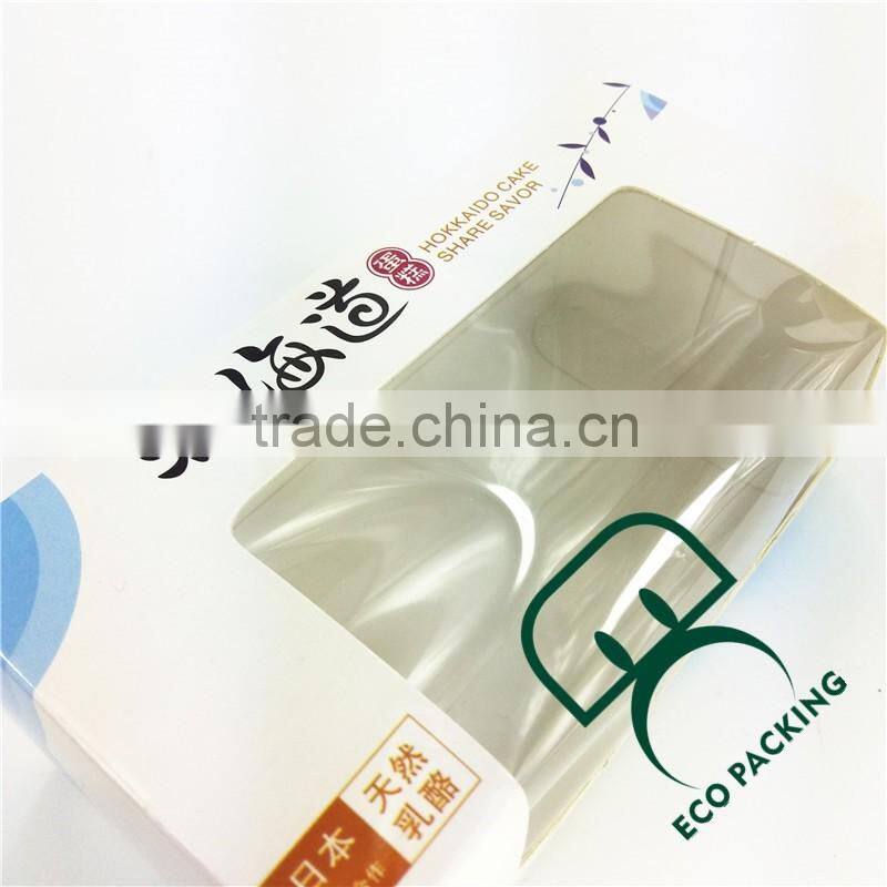 custom cake boxes and packaging with PVC window