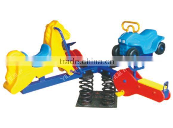 Kids Outdoor Plastic Seesaw for sale