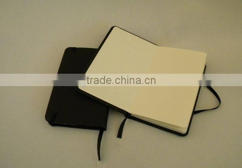 Sticky memo notepad mini PU notebook with elastic