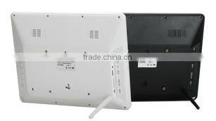 Black White 1280*800 12inch 16:9 Advertising Player with Remote Control