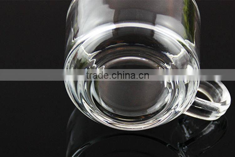 Espresso cups High Quality Glasss Coffee Cup with saucer and spoon