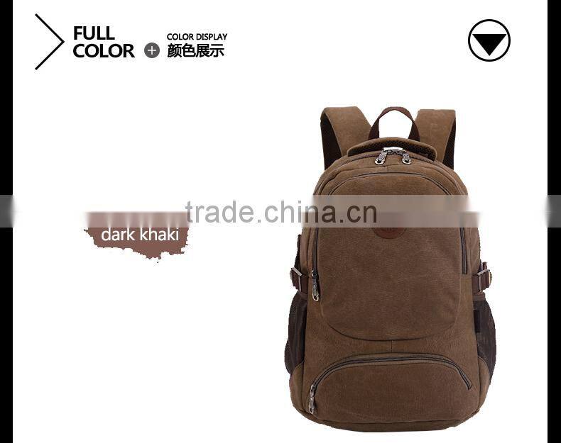 Causal Style Lightweight School Backpack Canvas Cute Backpacks Camping Backpack Canvas Rucksack