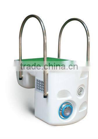 Swimming pool filtration equipment for baby pools