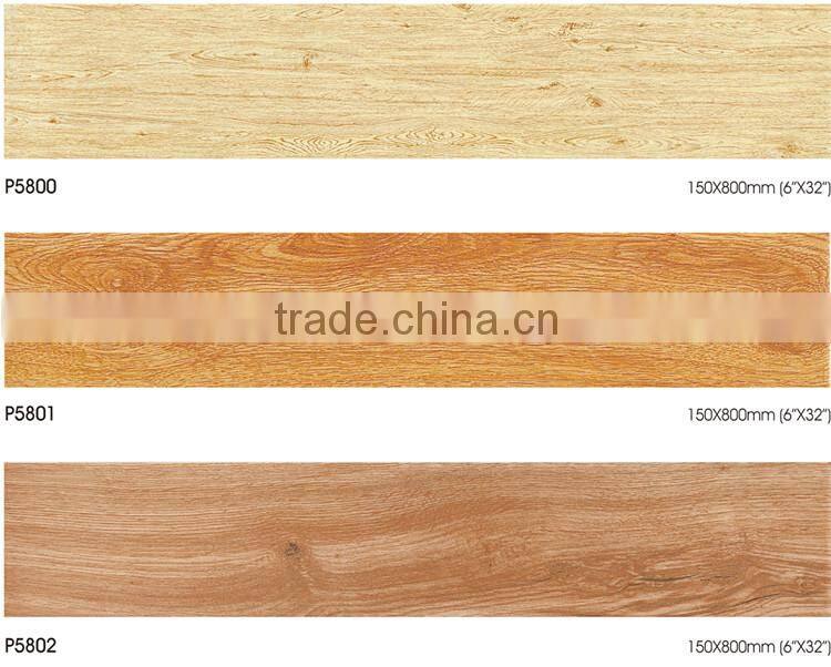 P5800 natural wood floor tile made from ceramic