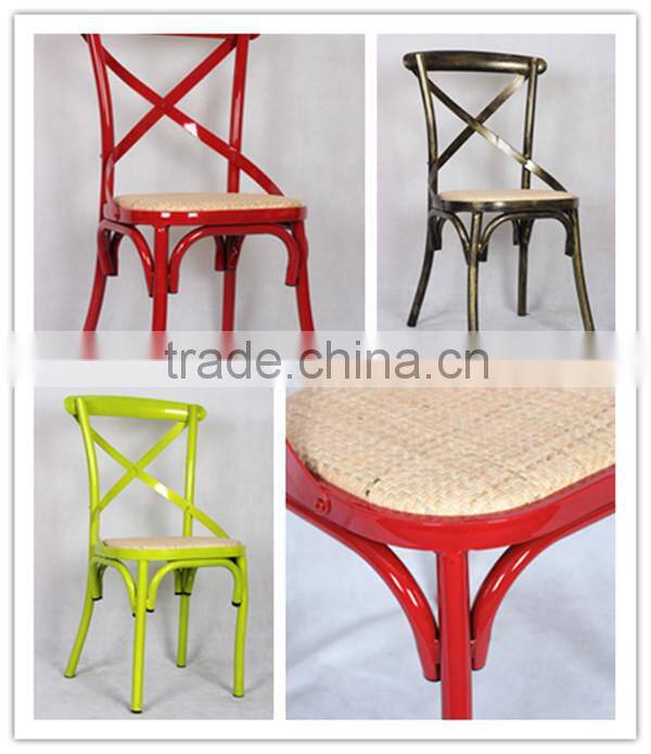 Hot sale more color Y cross back chair cross back dining chair