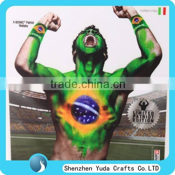 White Acrylic Beer Display Stand In UV Printing