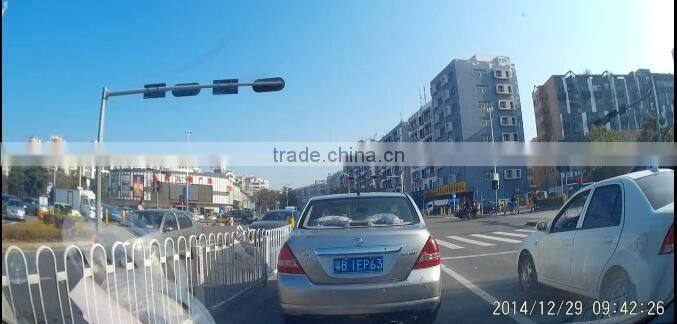 loop smart packing sensor 1080p dual cam 4.3 inch car camera recorder front and rear wireless 168p