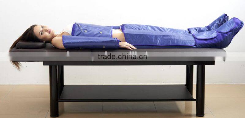 Lingmei pressotherapy device air pressure & Infrared rays body lymphatic drainage massage machine