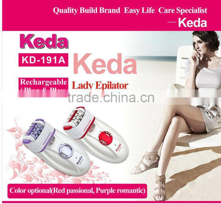 New 2 Heads in 1 Electrical Epilator Shaver