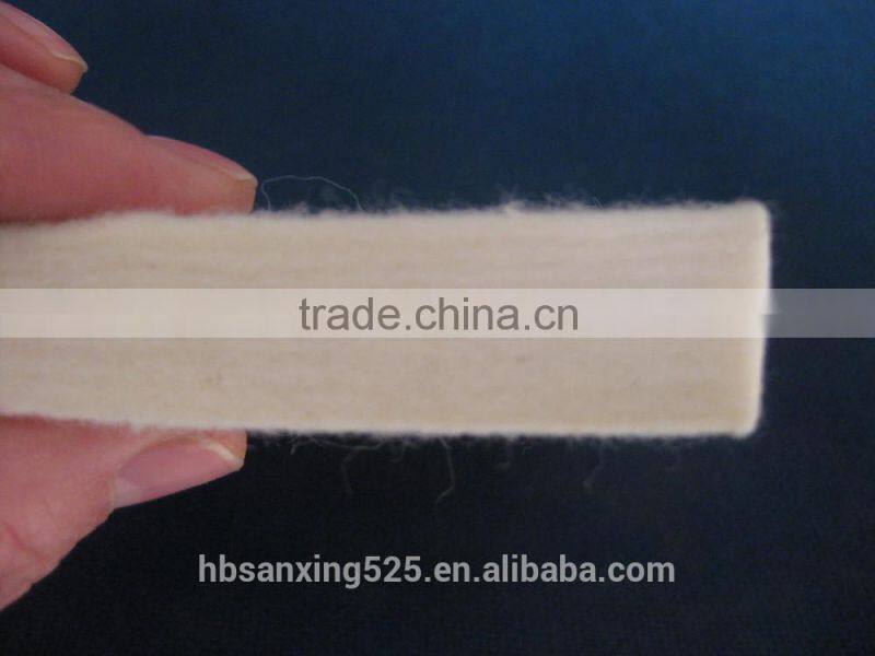Industrial wool felt 1500GSM thickness 1-15MM white color