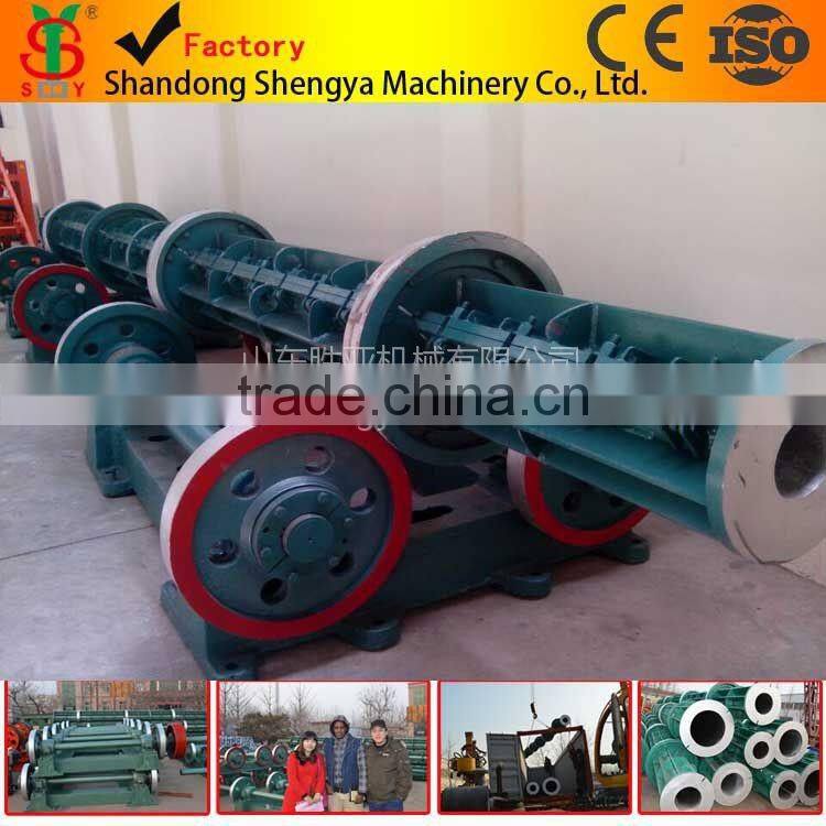 Shandong Shengya Brand SY1000 centrifugal concrete pipe machine,pre-stressed spun concrete culvert pipe making machine in Kenya