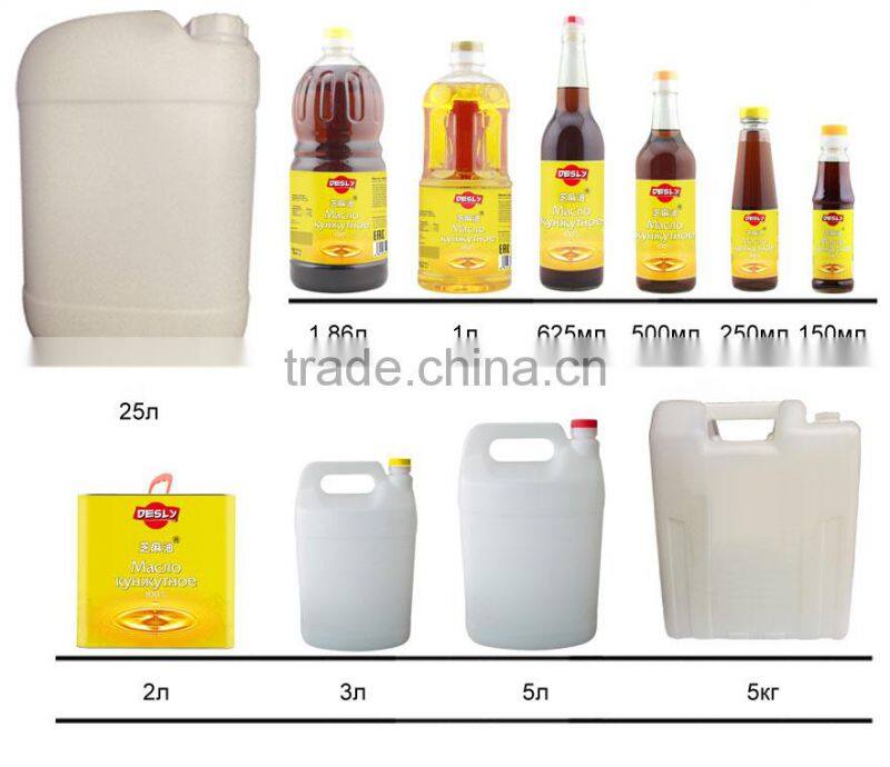 Desly cooking oil brand black sesame oil for Russia Market