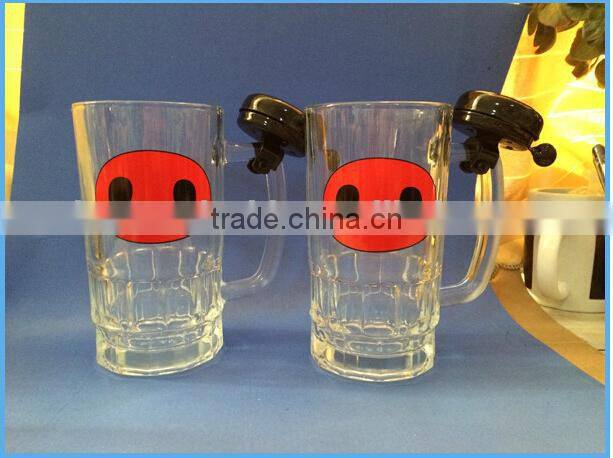 500ml beer mug with ringer made in china bar used