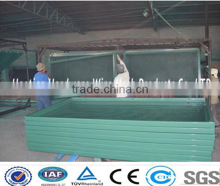 PVC coating expanded and drawing metal fence