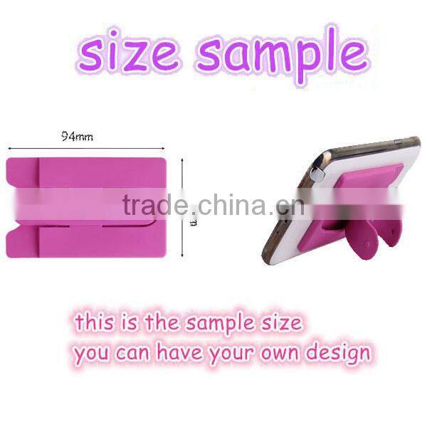 new products 2017 silicone mobile phone card holder with stand cheap phone cases