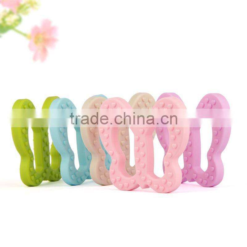 2017 New Chew Baby Teether Necklace Silicone Teether Wholesale