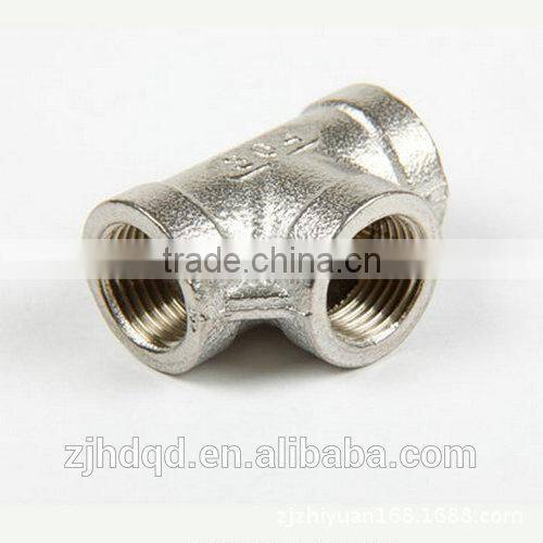 high quality connector ,3 way stainless steel connector ,high quality elbow connector