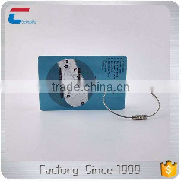 Stainless steel metal airline suitcase tag strap loops for customized luggage tags